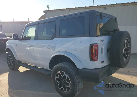 2024 Ford Bronco Outer Banks z USA, uszkodzony, nr VIN 1FMDE8BH2RLA72507